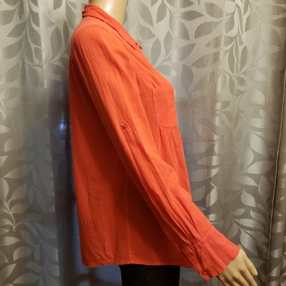 Joie Coral Button Down Blouse Size S - Picture 3 of 11